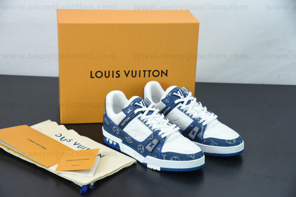 Louis Vuitton LV Trainer Monogram- "White/Blue" - Image 17