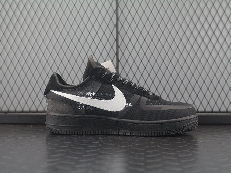OFF-WHITE X NIKE AIR FORCE 1 LOW- “BLACK”